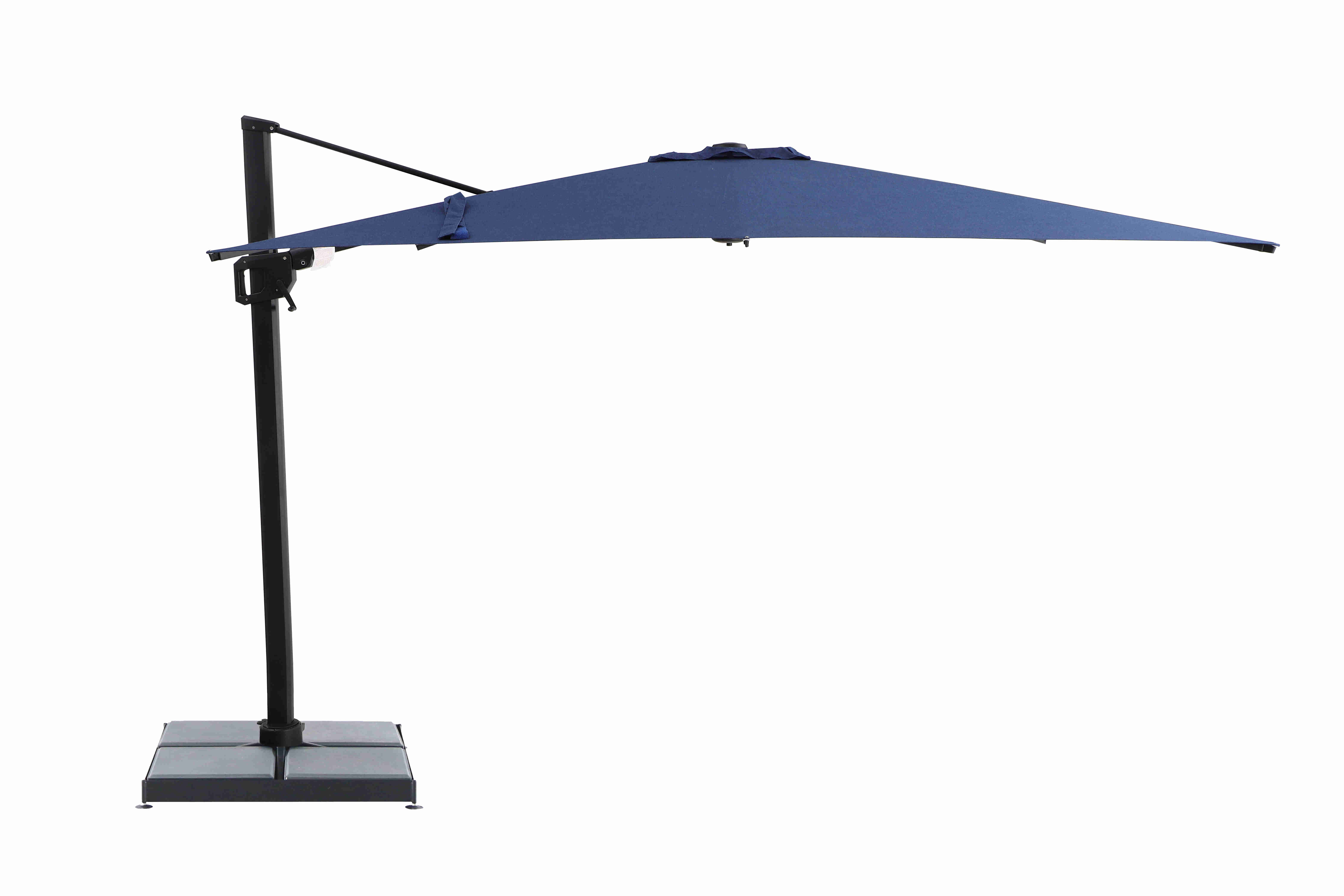 10ft Aluminum commercial Multifunction Cantilever Umbrellas, MEERU